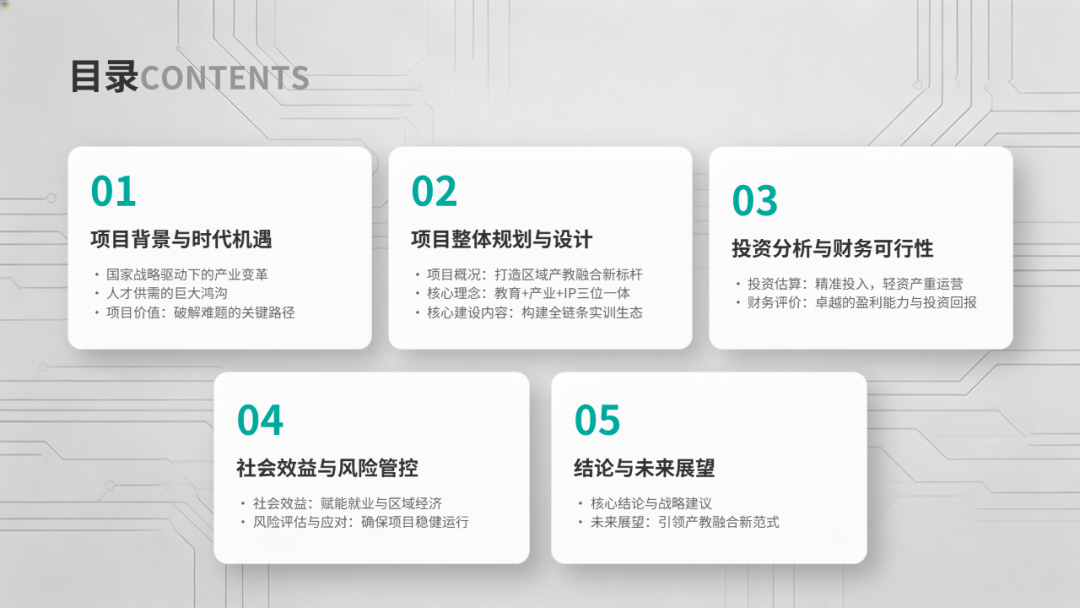 AI产教融合项目可行性研究:以某数字内容产业实训基地项目为例