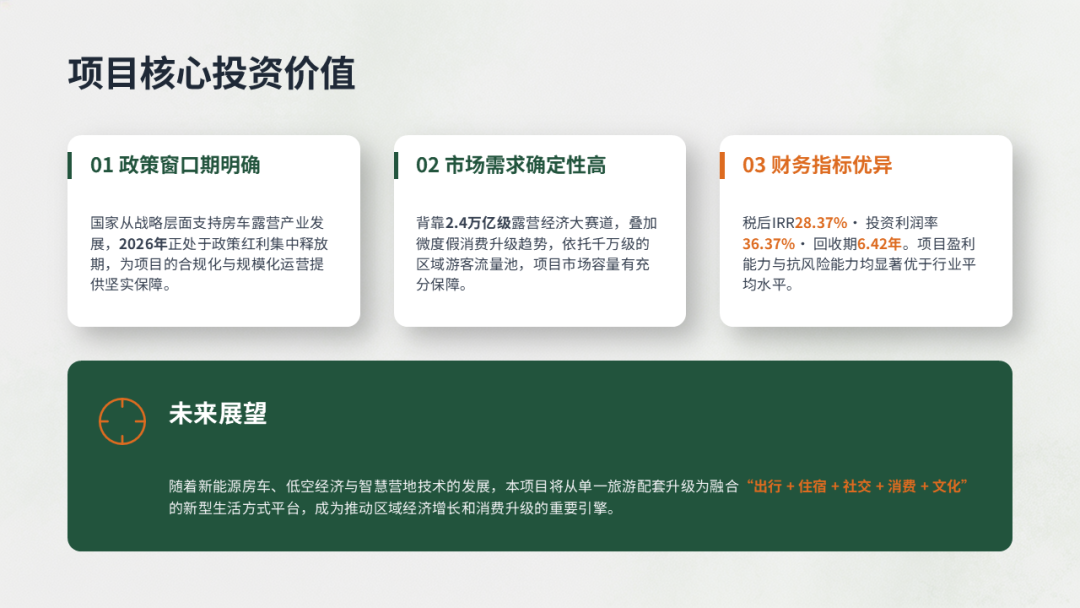 从景区 营地 平台模式看我国微度假经济新机遇:房车特色小镇与旅游自驾露营基地项目案例研究